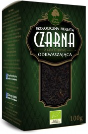Herbata czarna odkwaszająca liściasta Bio 100 g - Dary Natury