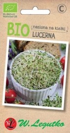 Nasiona na kiełki - Lucerna BIO 5 g Legutko