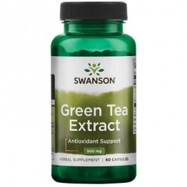 SWANSON Green Tea Extract 500mg, 60kaps. - Ekstrakt z zielonej herbaty