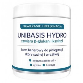 UNIBASIS HYDRO Krem barierowy do pielęgnacji skóry suchej i wrażliwej z ksylitolem i beta-glukanem - słoik 500g STARPHARMA