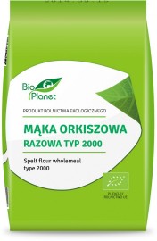 Mąka orkiszowa razowa typ 2000 1 kg Bio planet