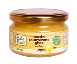 Smakowe masło ghee 220 ml - waniliowe z cynamonem i kardamonem