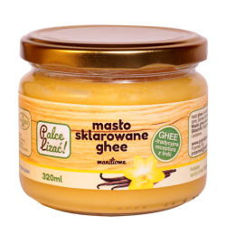 Smakowe masło ghee 320 ml -  waniliowe z cynamonem i kardamonem