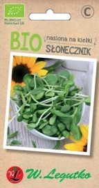 Nasiona na kiełki - Słonecznik BIO 10 g Legutko