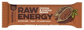 Baton RAW ENERGY z  ziarnami kakaowca 50 g