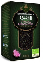 Herbata czarna z polską bergamotką BIO 100 g - DARY NATURY