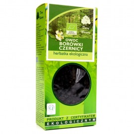 Herbatka owoc borówki czernicy Bio 100g- Dary Natury
