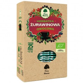Herbata żurawinowa fix Bio 25x2,5g- Dary Natury