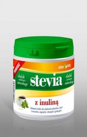Słodzik z inuliną 140 g Stevia Zielony Listek