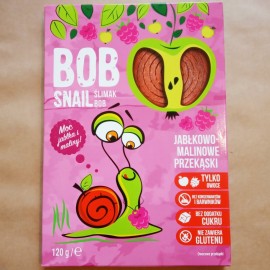 Przekąska Bob Snail jabłko malina bez dodatku cukru- 120g