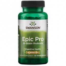 SWANSON Epic Pro 25-Strain Probiotic 30dr vcaps.