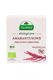 Pieczywo chrupkie amarantusowe bezglutenowe BIO 100 g EkoWital