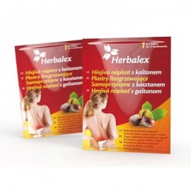 Herbalex Plastry rozgrzewające z kasztanem samoprzylepne (15h)