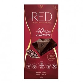Czekolada ciemna 60% kakao 100g- Red