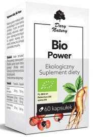 Bio Power 60kaps. Ekologiczny Suplement diety DARY NATURY