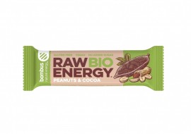 Baton RAW ENERGY BIO orzech ziemny- kakao bezglutenowy 50 g
