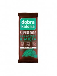 Baton Superfoods Kakaowiec & Mięta 35g - Dobra Kaloria