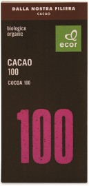 Czekolada gorzka 100% kakao Bio 80g- Ecor