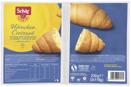 Croissant 4 sztuki bezglutenowe 220g- Schar