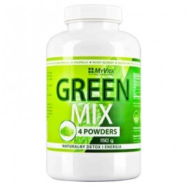 MyVita Green MIX 150g - chlorella, spirulina, jęczmień, matcha